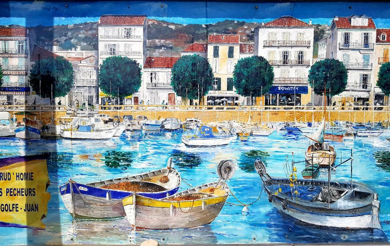 T2 Coquet Proche Plages, Port Et Centre Ville โกลเฟอ-จวน ภายนอก รูปภาพ